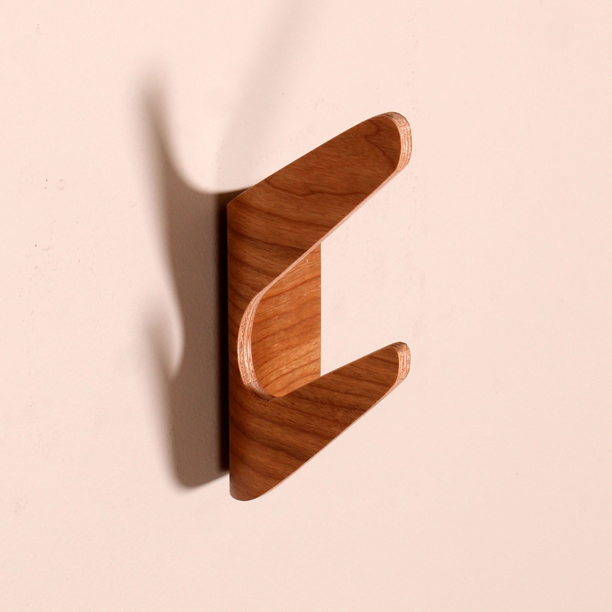 onefortythree wood wall hook cherry