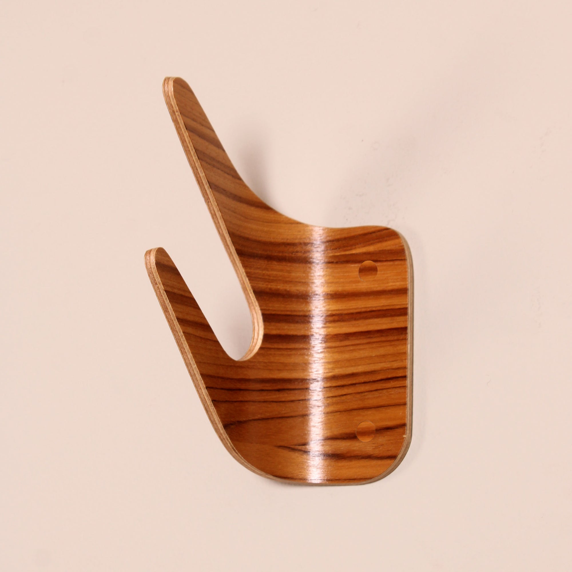 onefortythree wood wall hook teak