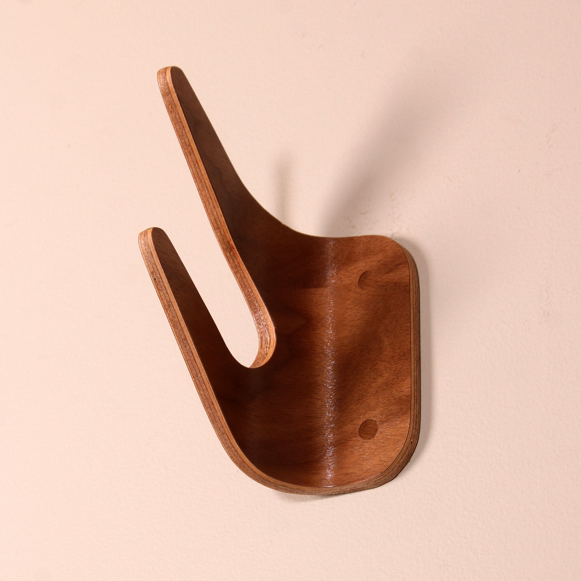 onefortythree wood wall hook walnut