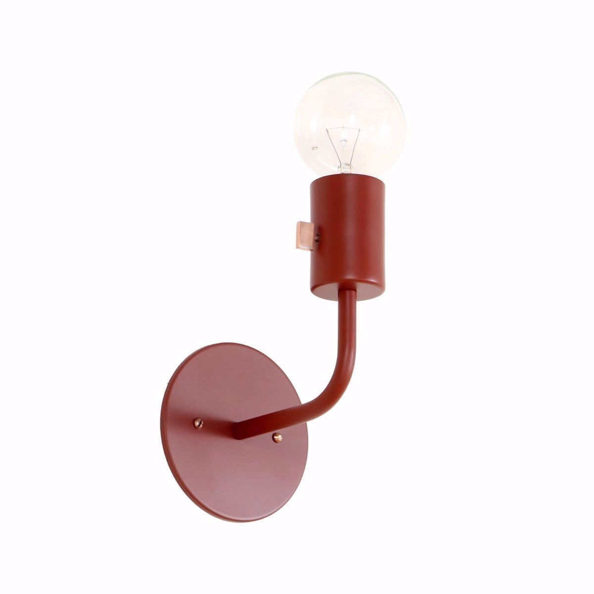 Loui Wall Sconce Burgundy Flush Mount On/Off buying Switch